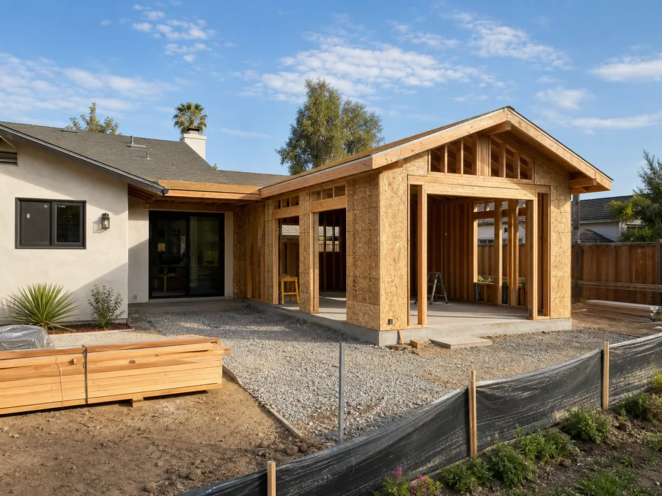 Home addition and ADU construction project by Kimmel Elite Construction